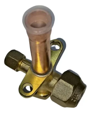 Válvula de Servicio / Robinete para Aire Acondicionado Split 1/2" Recta