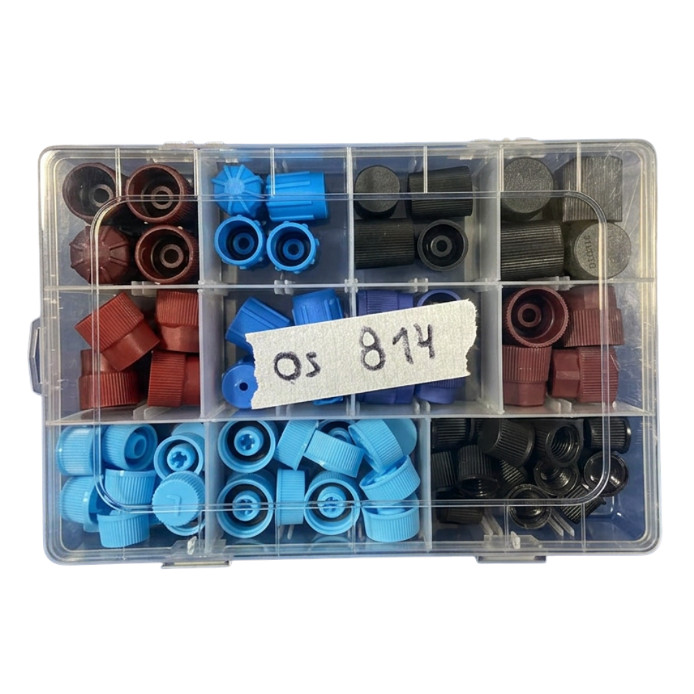 Kit de Tapas para Válvulas de Aire Acondicionado Automotor #OS 814