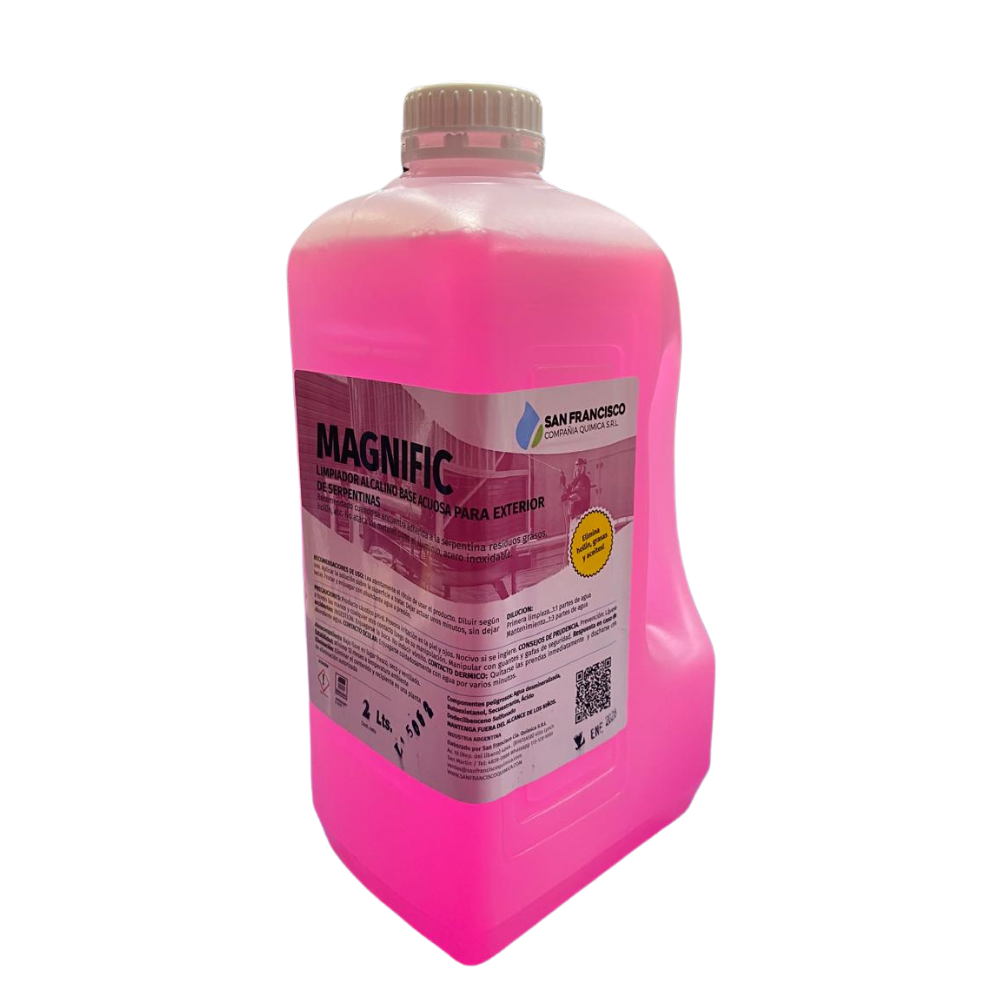 Limpiador de Serpentinas Magnific Rosa 2 kg #MAG2