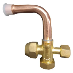 Válvula de Servicio / Robinete para Split 1/2" Curva R410A #H2378