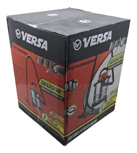 Aspiradora Sopladora Polvo Liquido 15l 1200w Versa C/ Ruedas Acero - Imagen 2